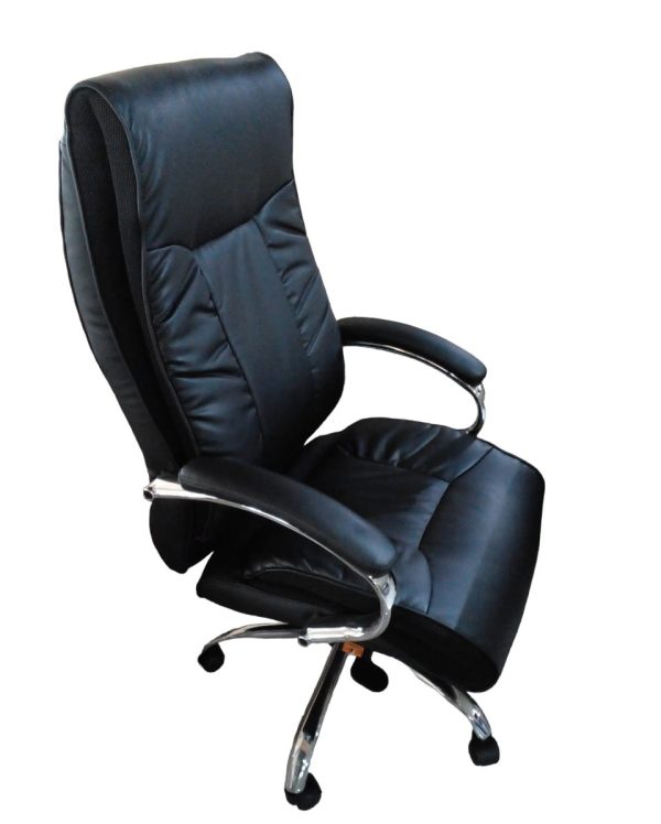 Heavily Padded Leather Chairs.