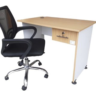 Single Drawer Desk and Chair